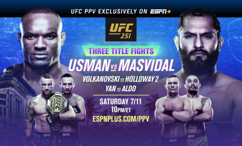 UFC 251: Usman vs. Masvidal Fight Card Preview and Predictions